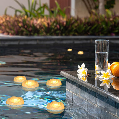 Enido Flameless Candles with Remote, 9 PC Outdoor Waterproof Battery Operated LED Pillar Candles, Flickering Electric Candles with Timer, 3" x 4" 5" 6" for Lantern, Patio, Wedding, Easter