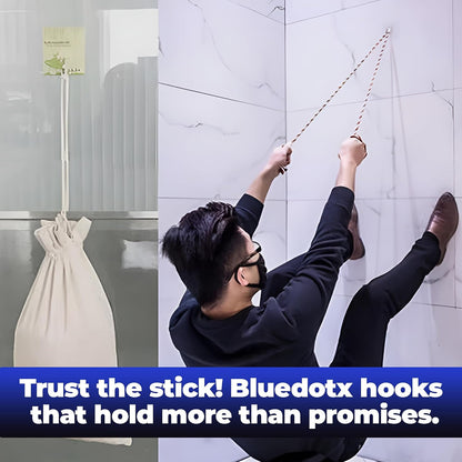 Adhesive Hooks for Hanging, Heavy-Duty Wall Hooks, Self-Adhesive Transparent Hooks, Waterproof Towel & Coat Hooks for Bathroom, Shower, Kitchen, Keys, Doors, Outdoor Use - 25 Pack