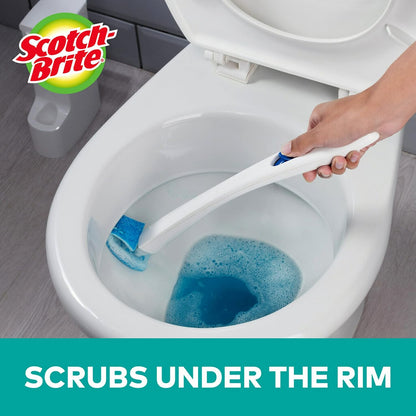 Scotch-Brite Disposable Toilet Scrubber Refills, 40 Refills | Removes Rust & Hard Water Stains, 10 refills per box, 4 Pack, 40 total scrubbers