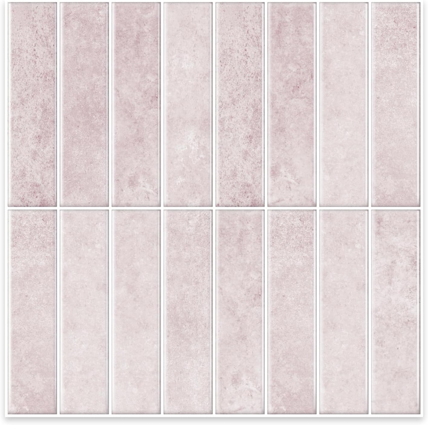Alwayspon 10 Sheets 12x12inch Beige 3D Vinyl Backsplash Tiles, Self-Adhesive Peel and Stick Wall Tile Stickers Stick on Subway Tiles for Kitchen Bathroom Wall