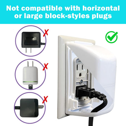Little Chicks Baby Plug and Outlet Covers for Wall Sockets - 2 Pack - Model CK030