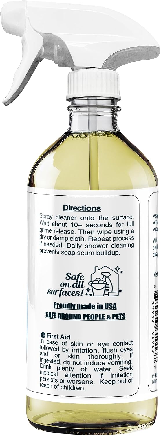 Degreaser Cleaner Heavy Duty Cleaning Spray 16 oz - Kitchen Cleaner for Stubborn Splatters, Stove Top, Grill, Drip Pans, & Oven Cleaner - Safe on All Surfaces - Fresh Scent