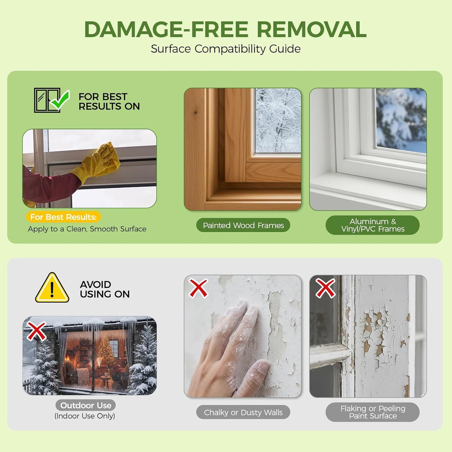 FLYZZZ Patio Door Window Insulation Kit, 84X120in Heavy Duty (0.9 Mil) Winter Shrink Film, Indoor Plastic Covering with Wide Tape for One Standard Patio Door/Extra Large Window