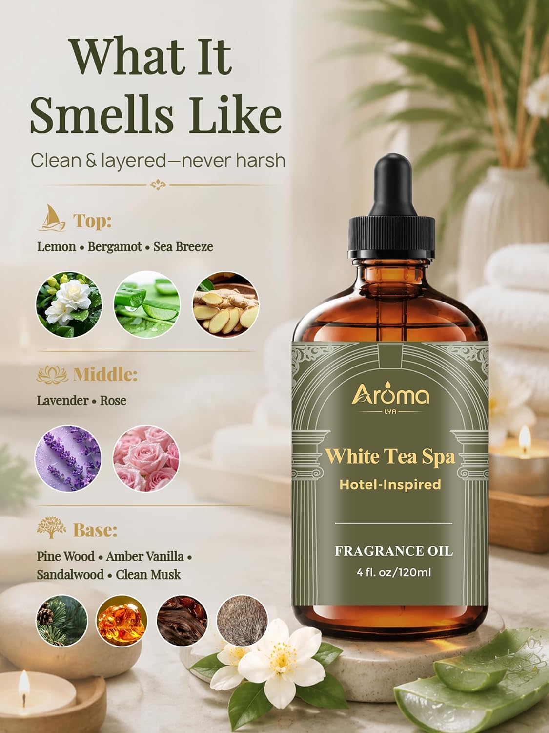 Ocean Breeze Lobby — a Hotel-Inspired Fragrance Oil that Feels Like a Coastal Resort Lobby(Not a Typical Ocean-Fresh Scent), Hotel Diffuser Oil for Home for Diffusers and Crafting