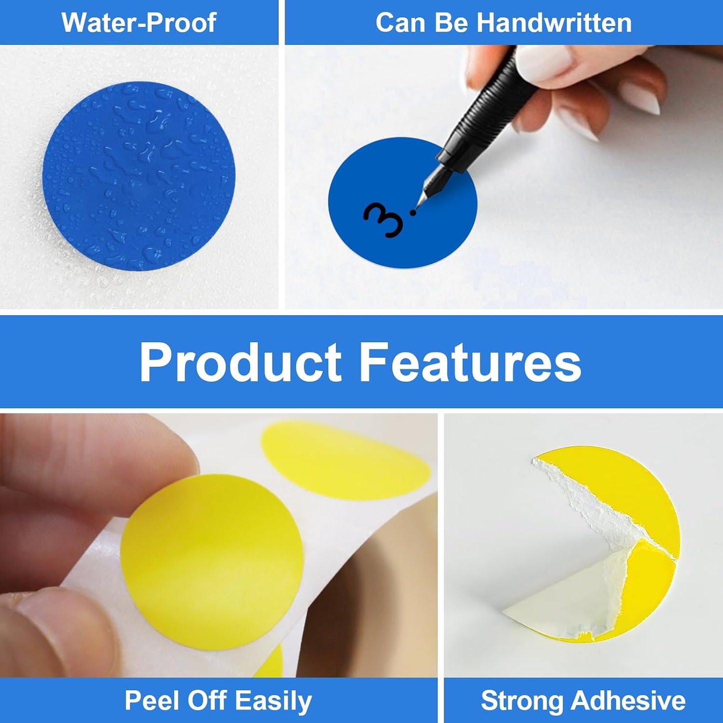 960 Count Home Moving Labels,16 Rolls Different Color Coding Moving Labels for Boxes Stickers + Fragile Moving Stickers + 1 Blank Label Roll for Customized Use