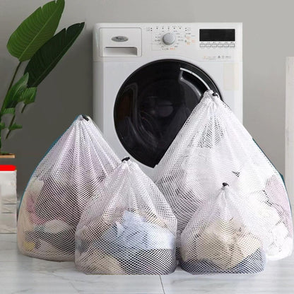 3 Pack XXL Mesh Laundry Bags for Delicates, Extra Large Laundry Wash Bags for Clothes,Bed Linen,Toys with Drawstring Closure Sturdy(3 XXLarge 28 x 26 Inches)
