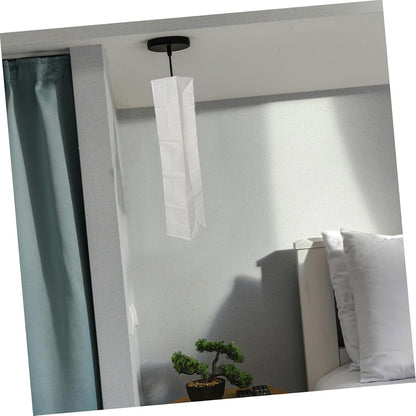 Foldable Japanese Paper Floor Lamp Shade Replacement with Soft Light for Living Room Bedroom Office - Easy Installation Modern Design 49.2X9.8X9.8In