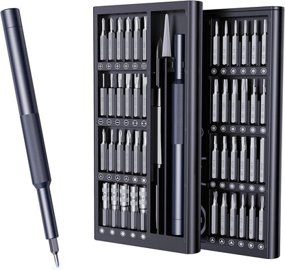 AXTH 25-in-1 Small Precision Screwdriver Set, Professional Magnetic Mini Repair Tool Kit for Phone, Computer, Watch, Laptop, Macbook, Ring Doorbell, Eyeglass, Electronic, [Bearing Steel] Screw Driver