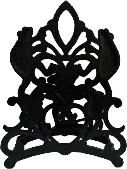 Garden Hose Holder Cast Iron Heavy Duty Water Hose Hanger, Outside Wall Mount, Solid Metal Decorative Rack/Organizer/Stand, Easy to Install, Hold Up to 50/75/100 ft (Hose holder - 2 Birds)