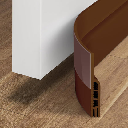 Holikme Door Draft Stopper Under Door Draft Blocker Insulator Doors Sweep Weather Stripping Noise Stopper Sheets, Rolls & Strips Strong Adhesive, White