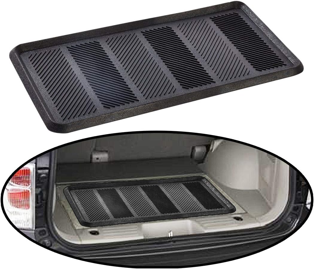 SafetyCare Rubber Shoe & Boot Tray - Multi-Purpose - 32 x 16 Inches - 2 Mats