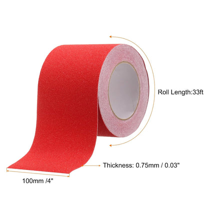HARFINGTON Anti Slip Traction Tape 2" x 16.4ft Waterproof Non-Slip Grip Tape High Friction Weather Resistant Non Skid Stair Treads Tape for Indoor Outdoor Stair Steps, White