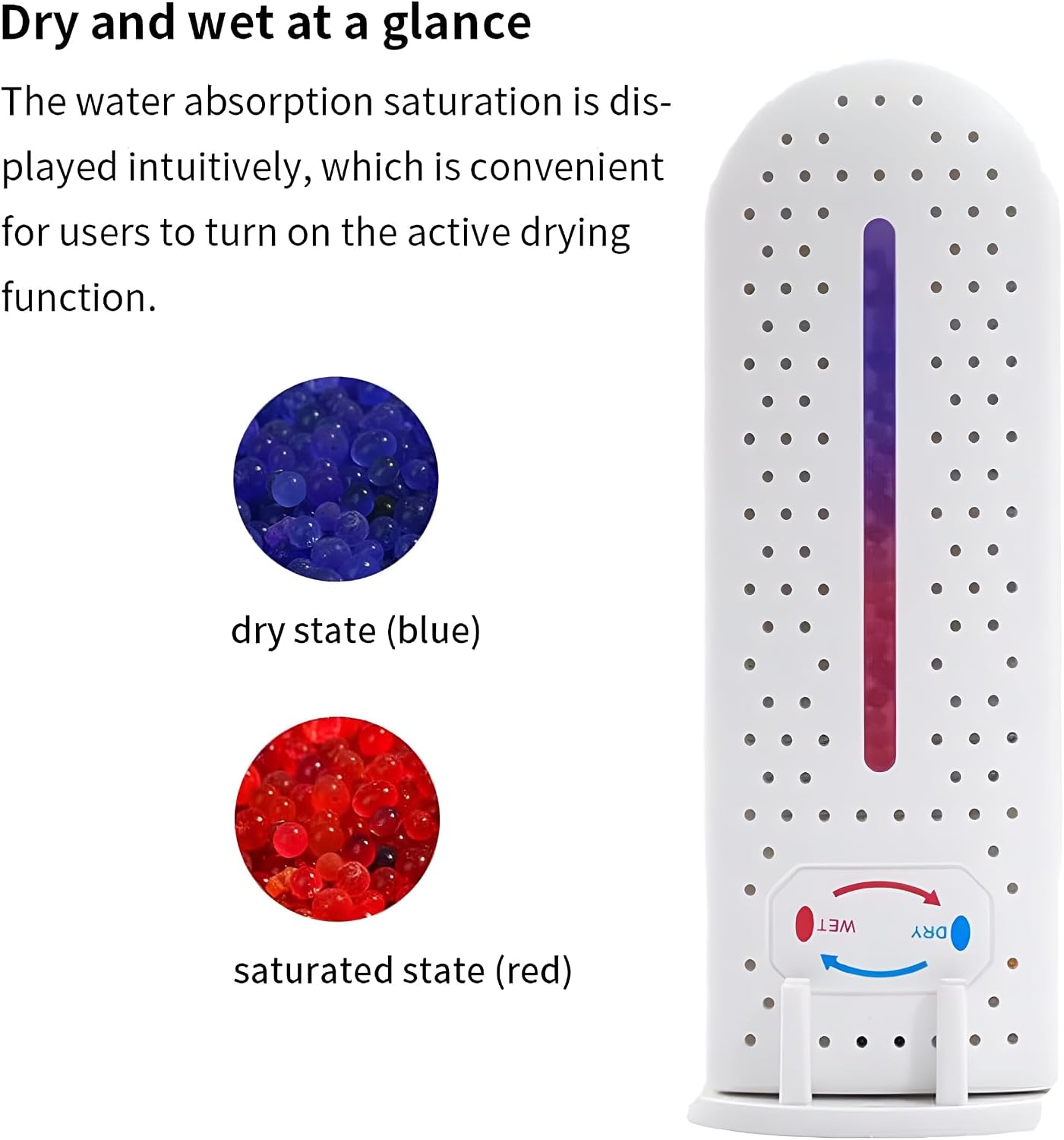 2026 NEW Mini Dehumidifier Rechargeable Cordless Renewable Moisture Absorber for Bathroom