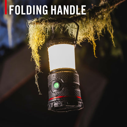 COAST EAL30R 1000 Lumen Rechargeable Emergency Camping Lantern with Warm, Day, Red & Red Flashing Mode, Foldeable Handle, 15 Hours of Runtime