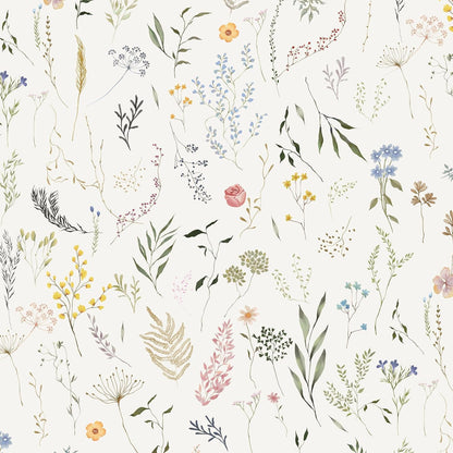 Dimoon 17.3''x78.7'' Vintage Peel and Stick Wallpaper Boho Beige Neutral Contact Paper White Floral Bird Wallpaper Removable Botanical Renter Friendly Modern Wall Paper Bedroom Bathroom Vinyl Roll