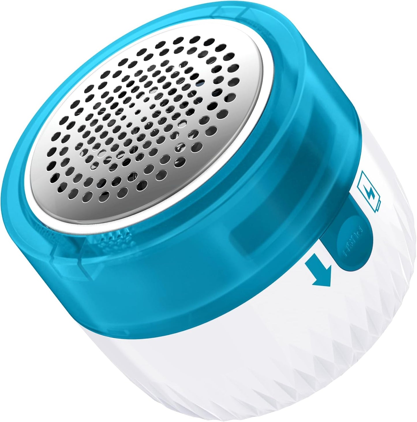 Conair Fabric Shaver Lint Remover | Extra-Large 2.25-in. Shaving Surface, Depills Fabric, for All Fabrics, Blue/White, CLS8L