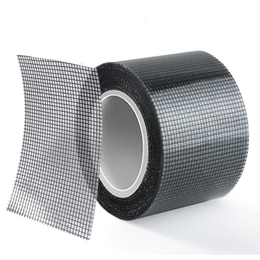 ACEBON Window Screen Repair Tape, 2"x80" - Strong Adhesive Mesh Patch Kit for Window Door Tears & Holes (Grey)