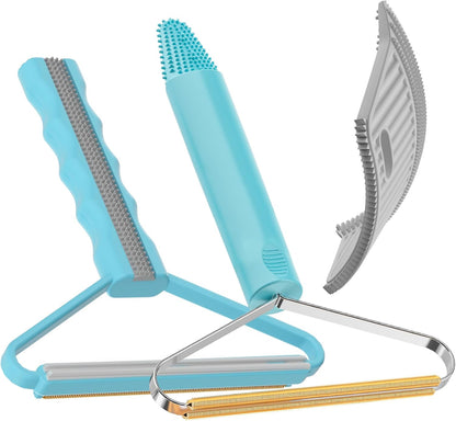 Lint Remover 3-Pack,Lint Shaver Cleaner Pro,Carpet Rake,Lint Brush,Fur Removal Tool,Portable Carpet Scraper,Clothes,Car Mats,Couch,Pet Bed,Furniture