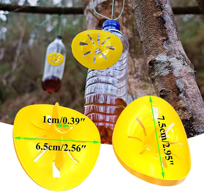 10Pack Hornet Traps Outdoor Hanging Indoor Outdoor Reusable Wasp Traps Hornet Hanging for Yellow Jackets Bee Catcher