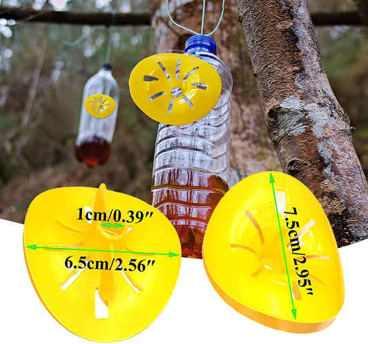 10Pack Hornet Traps Outdoor Hanging Indoor Outdoor Reusable Wasp Traps Hornet Hanging for Yellow Jackets Bee Catcher