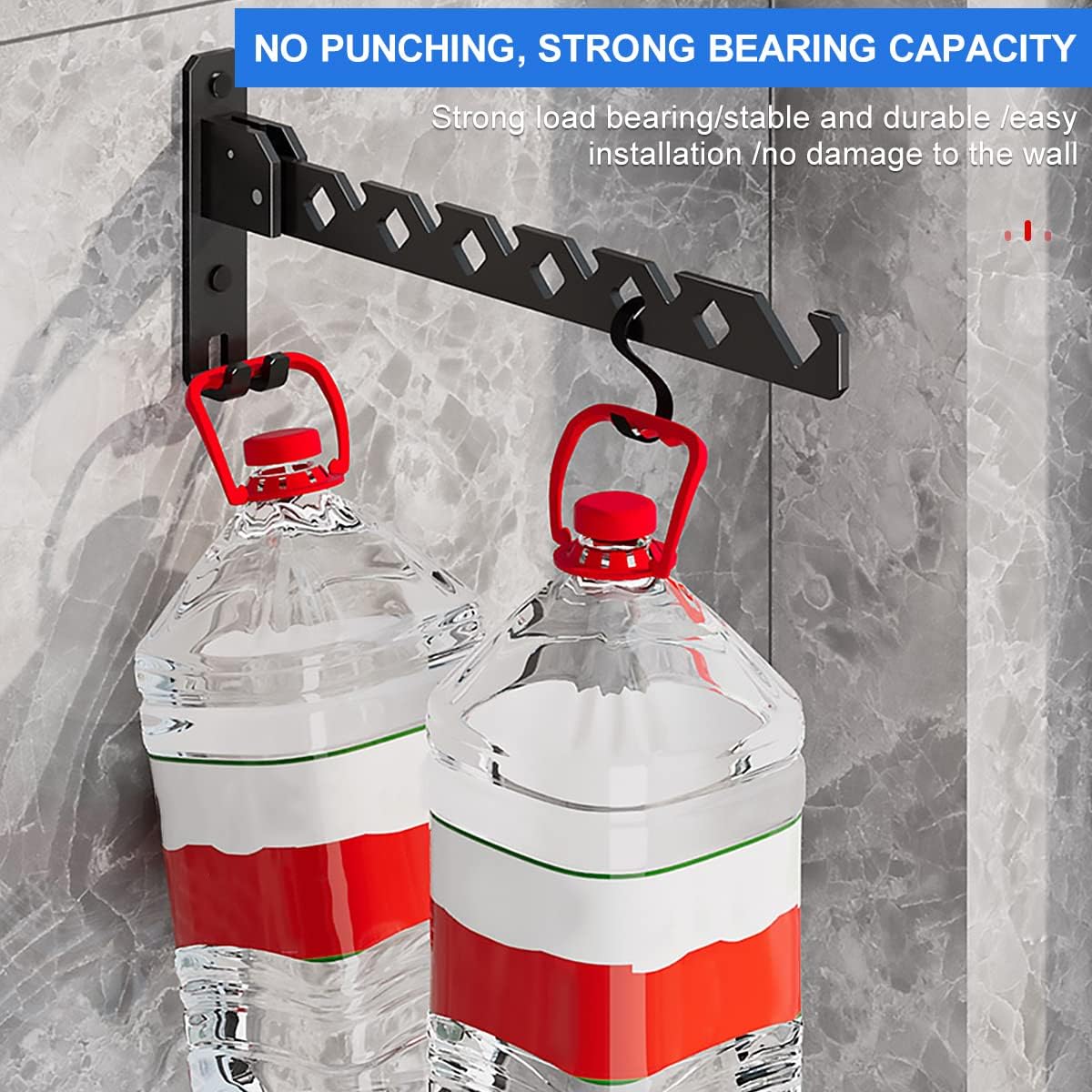 1Pcs Wall Mounted Clothes Drying Rack Aluminum Alloy Laundry Drying Rack with Screws 180°Adjustable Clothes Drying Hanger Rust Resistant Clothes Drying Organizer Rack for Home Dorm