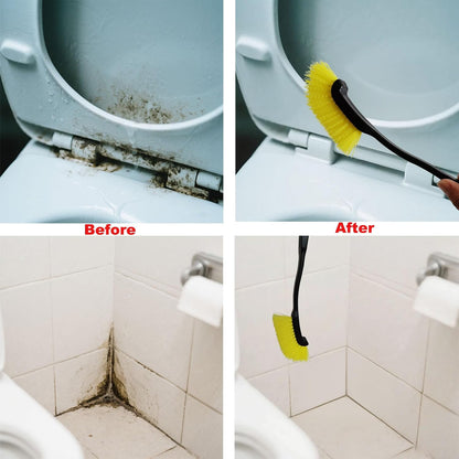 Crevice Cleaning Brush Multi Functional Gap Scrub Brush Tools for Kitchen Corners, Faucets, Baseboards & Bathroom Shower Tile Gaps, Grout, Sink & Household Tight Spaces, Dead Corners, Vehicle, Window