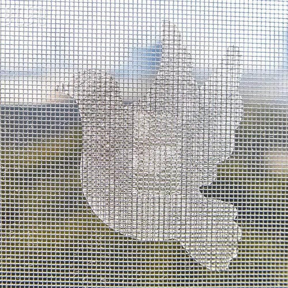 10Pcs Door Window Screen Repair Patch Set, Sliding Pet Mesh Screen Door Repair Patches, Strong Adhesive Screen Repair Stickers for Repair Holes Tearing(Cat)