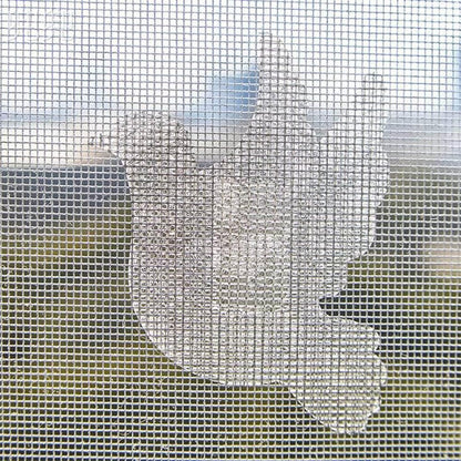 10Pcs Door Window Screen Repair Patch Set, Sliding Pet Mesh Screen Door Repair Patches, Strong Adhesive Screen Repair Stickers for Repair Holes Tearing(Cat)