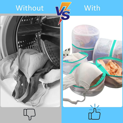 GOGOODA Mesh Laundry Bags for Delicates Durable Protective Wash Bags | Travel Storage Bags for Intimates Lingerie, 3PCS（3XXL）