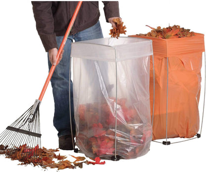 Bag Buddy Bag Holder - Versatile Metal Support Stand for 30-33 Gallon Plastic Bags - Use For Leaves, Yard Work, Laundry, Trash and More - 23"h