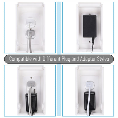 Bates Baby Safety Outlet Cover Box - Plug Covers for Electrical Outlets, Child Proof Outlet Cover, Socket Covers for Outlets