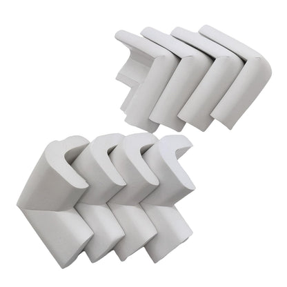 M2cbridge L Shape Extra Thick Furniture Edge Wall Corner Guard Desk Edge Cushion Bumper 6.5 Ft (Off White)