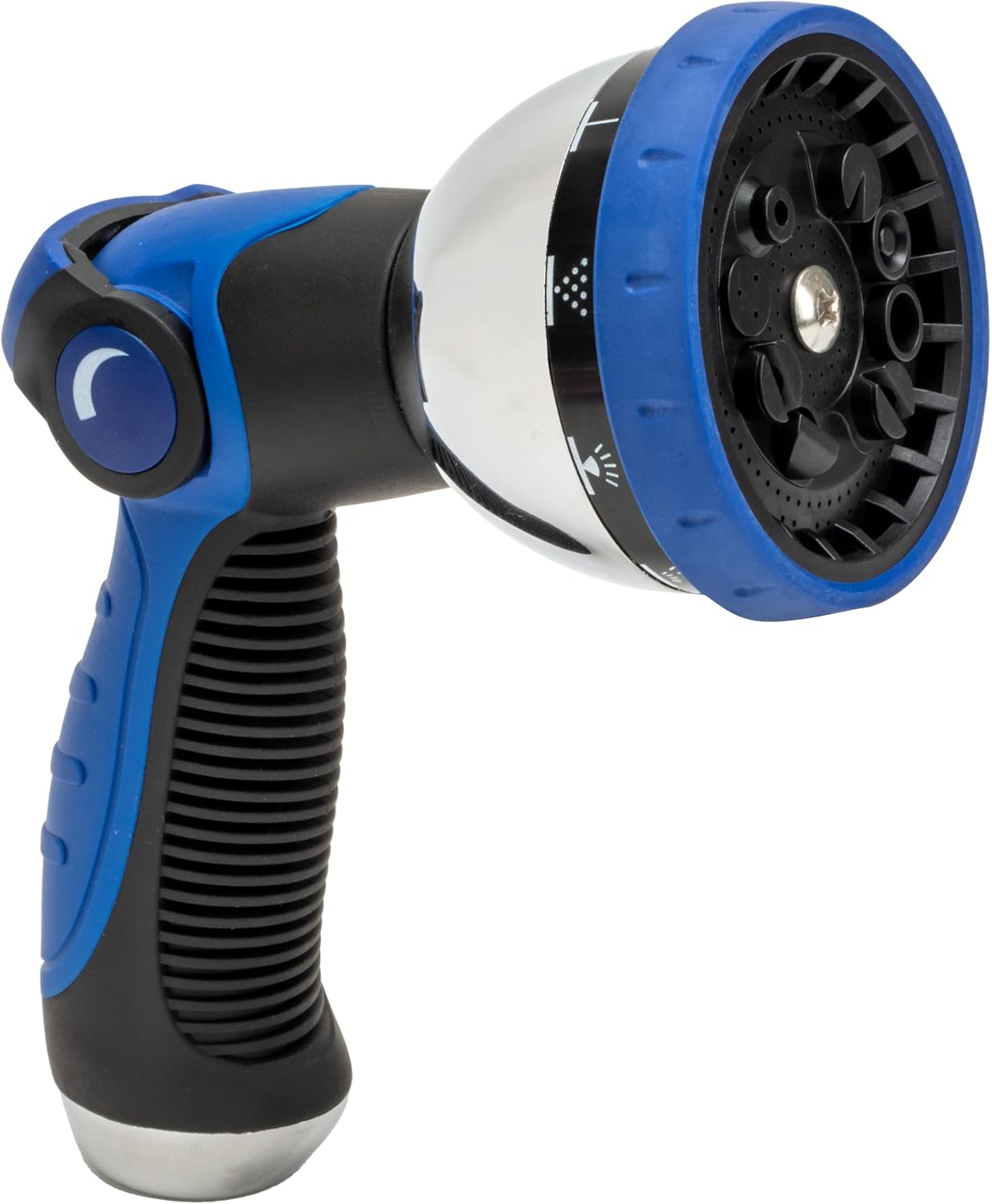 VIKING Hose Nozzle, Garden Hose Nozzle with 8 Spray Patterns, Adjustable and Heavy Duty for Washing Car, Watering Plants, Washing Pets, and Home Use