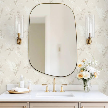 Heroad 16.1''x118'' Floral Peel and Stick Wallpaper Vintage Contact Paper Pink Rose Wall Paper Removable Renter Friendly Wallpaper for Bathroom Bedroom Nursery Waterproof Self Adhesive Vinyl Rolls