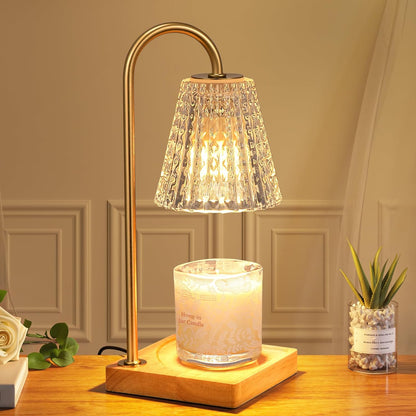 Hong-in Candle Warmer Lamp with Timer-Dimmable Adjustable Height Candle Lamp Warmer, Birthday Gifts for Women Mom Her, Housewarming Office Home Decor,Wax Warmer for Scented Wax Jar Candles