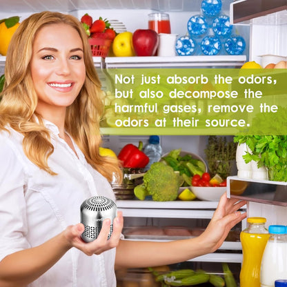 Purriko Refrigerator Deodorizer | Lasts up to 10 Years, Fridge Deodorizer Odor Eliminator, More Effective Than Baking Soda and Bamboo Air Purifying Bags