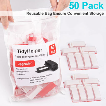 120 PCS Cable Clips, Adhesive Cord Clips for Wires on Wall, Strong Wire Clips Holders Cord Organizer for Cable Management, Christmas Lights, USB, Phone Charger, Cat 6, Car Dash Cam (Small, Black)
