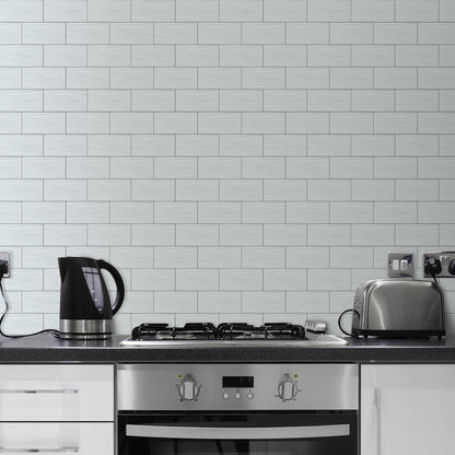 AULIGET 100 Piece Rust Slate Peel and Stick Backsplash Wall Tiles, 3" x 6" PVC Faux Stone Stick on Tiles for Backsplash Kitchen, Bathroom, Laundry Room, Camper, Fireplace