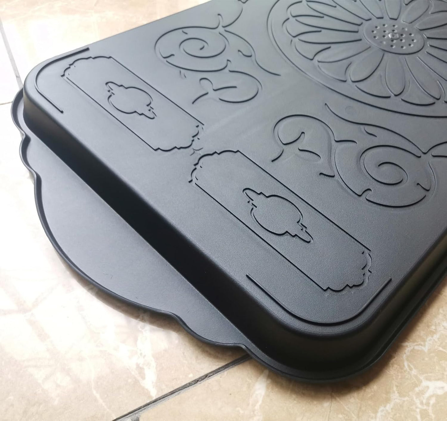 Rubber Boot Tray for Entryway,Boot Mat,Shoe Tray,Shoe Mat for Indoor and Outdoor Use (Soft Silicone Rubber, 29.5X14.9 inch)