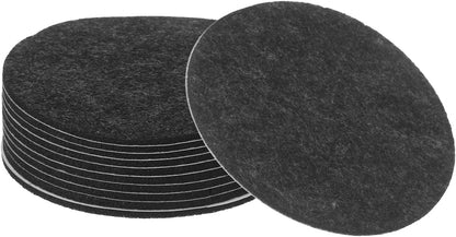 uxcell 32Pcs Non Slip Furniture Pads, 3" Round Self Adhesive Felt Bumpers Noise Reducing Furniture Feet Floor Protector for Chairs Tables Furniture Legs (White 0.2" Thick) - Colors B