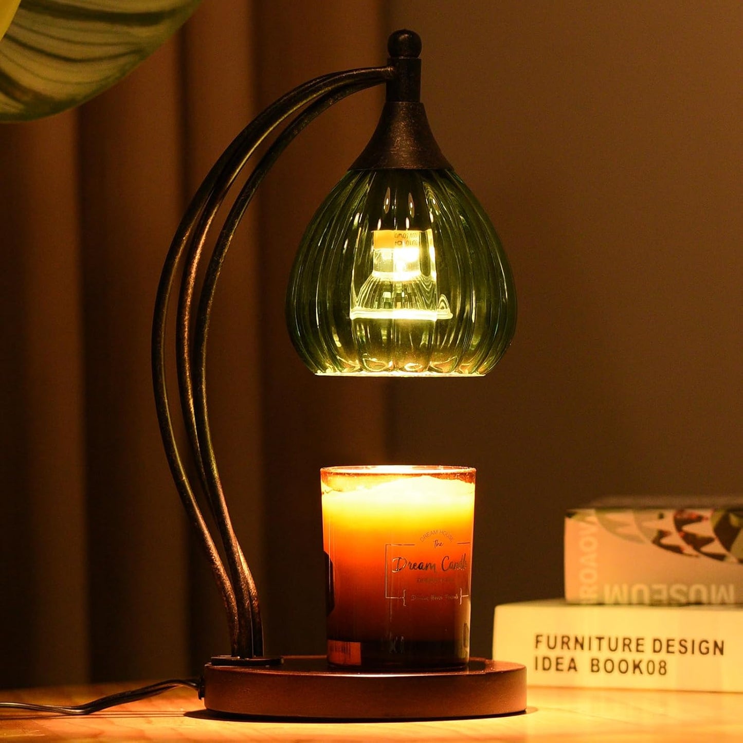 Candle Warmer Lamp with Timer Dimmer - Electric Light Wax Warmer for Jar Candles - Lamp with 2 Bulbs, Unique Birthday Gifts for Women Mom House Warming Gifts New Home Decor