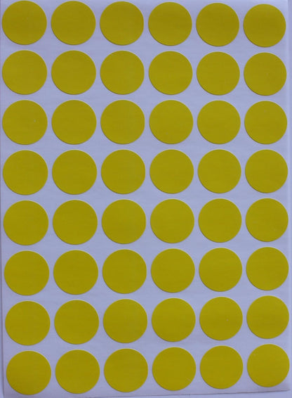 Royal Green Dot Sticker 11/16" Inch (17mm) Colored Labels in Purple - 2400 Pack - Colors A