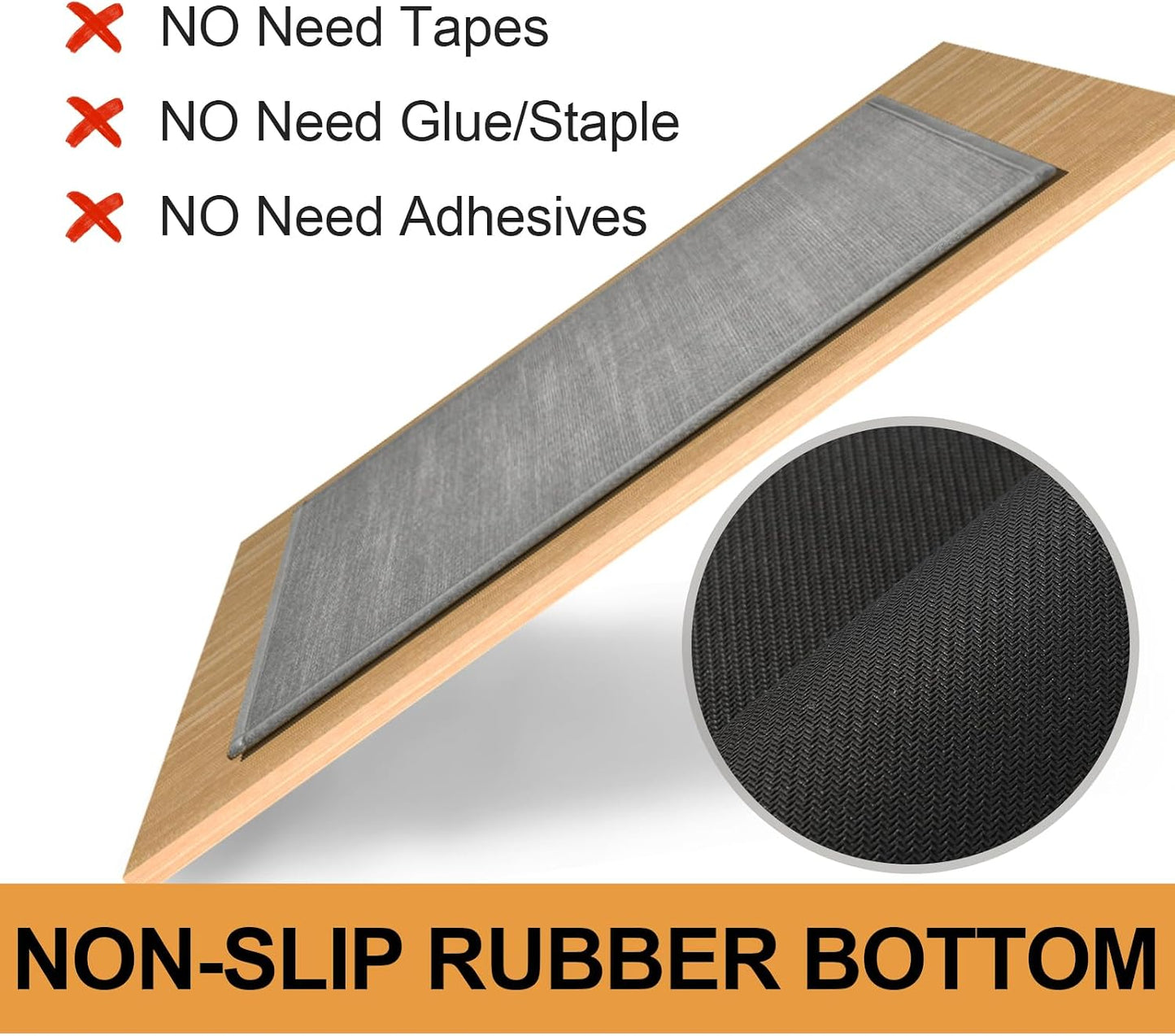 Stair Treads Carpet 4 pcs for Wooden Steps with Non Slip Rubber Backing, 100% Polyester Soft Stairs Resistant Indoor Skid Runner Safety Rugs for Kids Elders and Pets 30" * 8" (Dark Gray)