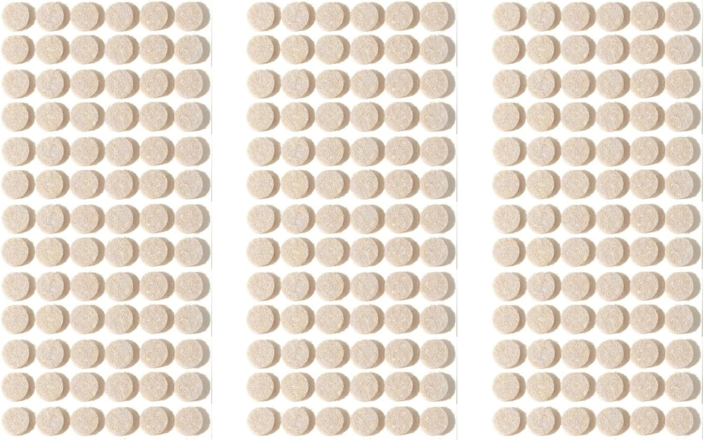 Furnigear Felt Furniture Pads for Hardwood Floors - Self Adhesive Chair Felt Pads, Floor Protector for Furniture Feet, Furniture Sliders Moving Your Furniture Smoothly - Anti Scratch 96 Pcs 3/4" Round