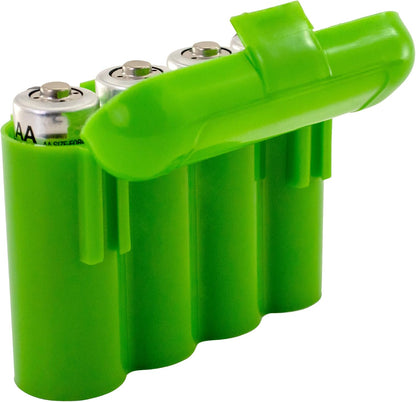 3 Pack AA / AAA / CR123A Green Battery Holder Storage Cases