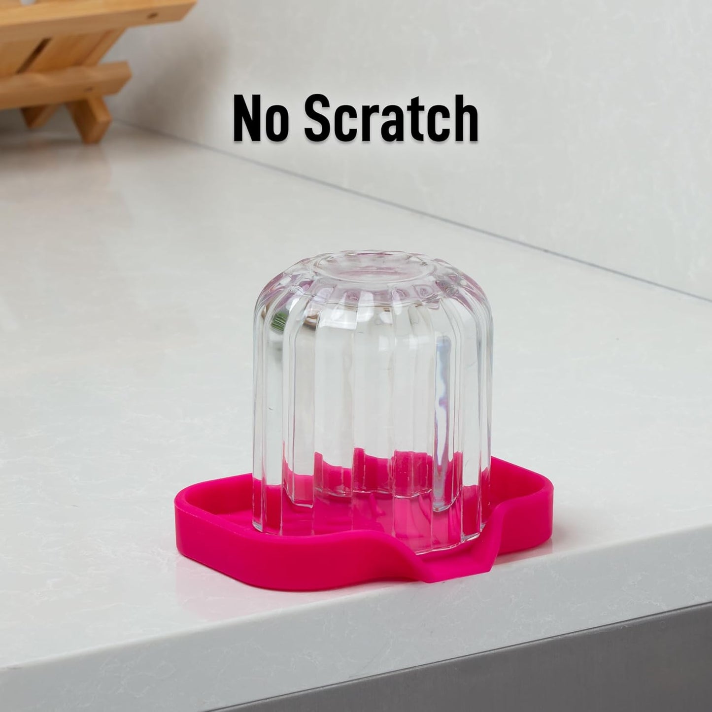 Zulay Kitchen (9x3.5in) Sponge Holder for Kitchen Sink - Flexible Heavy-Duty Multipurpose Sink Caddy - Counter Organizer for Kitchen, Bathroom, Makeup, Trinkets & More! (Grey)