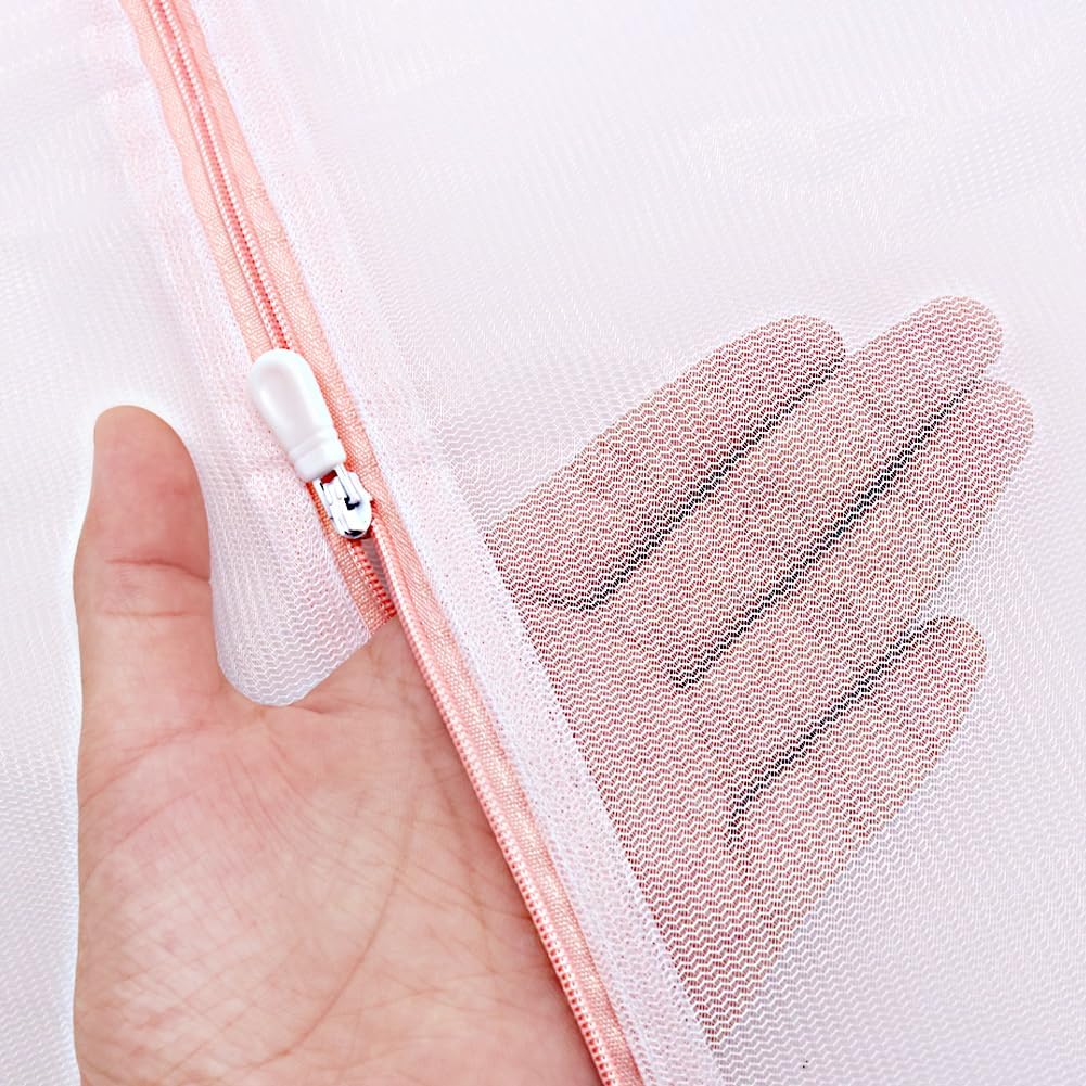 Tenn Well Extra Large Mesh Laundry Bags, 2 Pack 43 x 35 inch Jumbo Delicates Bag for Washing Machine, Large Mesh Bags for Delicates, Coats, Blankets, Bedding, Toys, Pet Items
