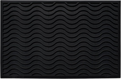 A1HC New Natural Rubber Premium Scrapper Door Mats-Keeps Mud and Dirt Away for Commercial and Residential Use, Office Entrance, Retail, Restaurants, Homes & Any Areas Where is Heavy Traffic 36"x60"