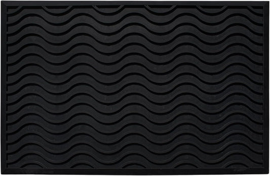 A1HC New Natural Rubber Premium Scrapper Door Mats-Keeps Mud and Dirt Away for Commercial and Residential Use, Office Entrance, Retail, Restaurants, Homes & Any Areas Where is Heavy Traffic 36"x60"