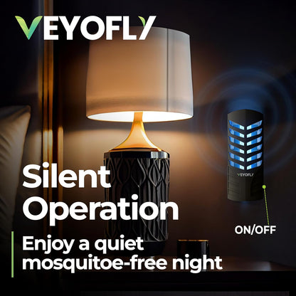 VEYOFLY Fruit Fly Traps for Indoors (2 Device + 6 Refills), Gnat Trap Indoor Plug in, Bug Traps, Flying Insect Trap, Gnat Traps for House Indoor, Fly Trap Indoor for Home Bug Light, Gnats Catcher